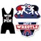 Big Dot of Happiness Own the Mat - Wrestling - DIY Shaped Birthday Party or Wrestler Party Cut-Outs - 24 Count